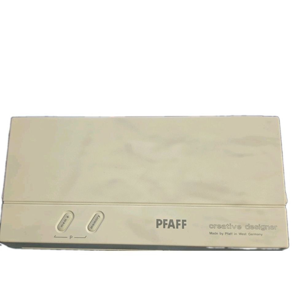 PFAFF Creative Designer Programming Pad Sewing Machine Accessory ML0001 MINT